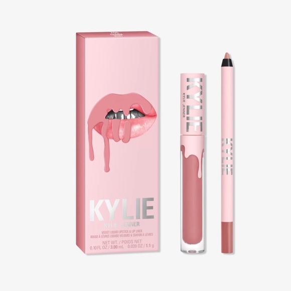Kylie Cosmetics Other - NIB Kylie Velvet Liquid Lipstick & Lip Liner Charm Velvet 705